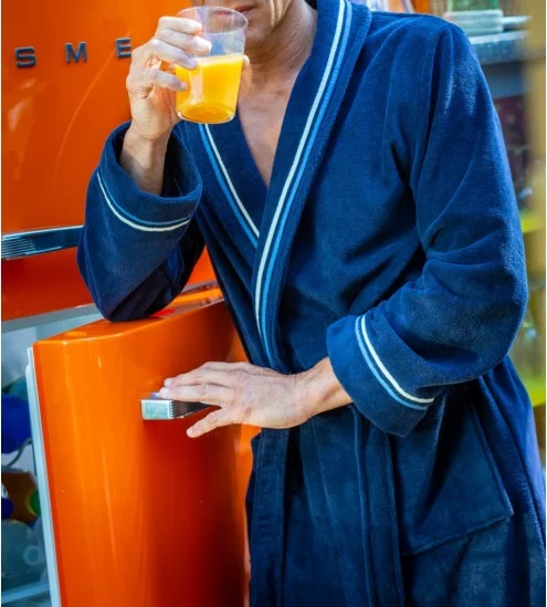 Velvet Cotton Bathrobe...