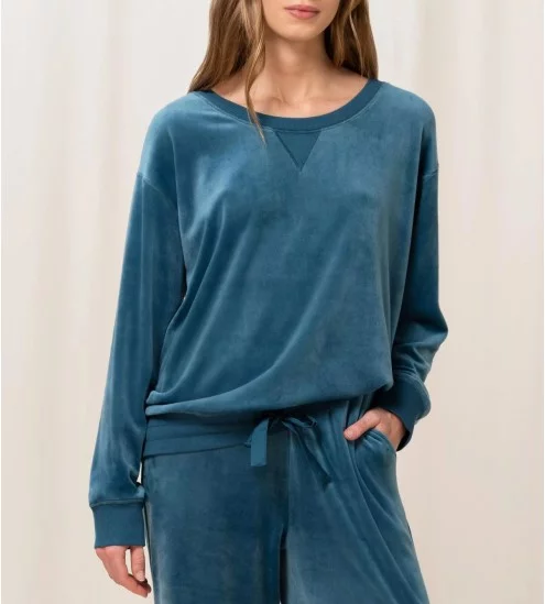 Sweatshirt en velours Mix &...