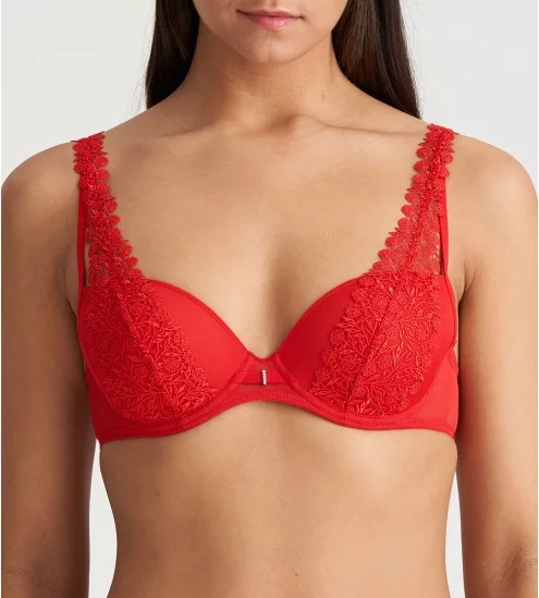 Soutien-gorge push-up Danae ROUGE
