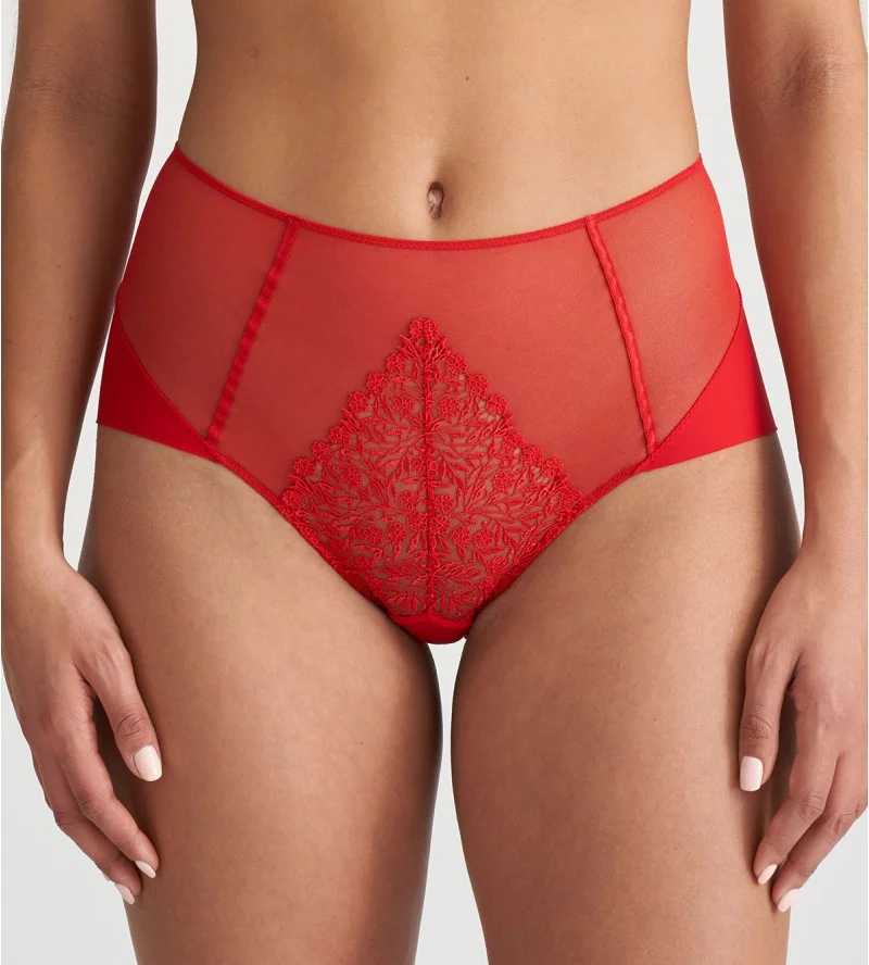 Culotte taille haute Danae ROUGE