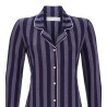 Liquette rayée boutonnée pour femme 286 Night