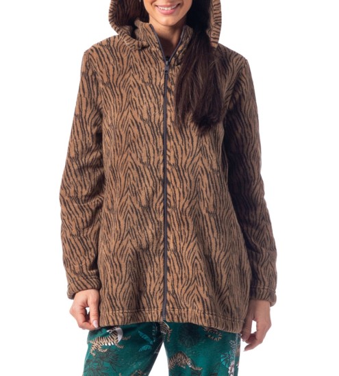 Vison Hooded Zip Jacket