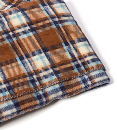 Plaid doux MARRON