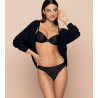 Tanga imprimé Bijou du Jour Noir Bijou