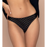 Tanga imprimé Bijou du Jour Noir Bijou
