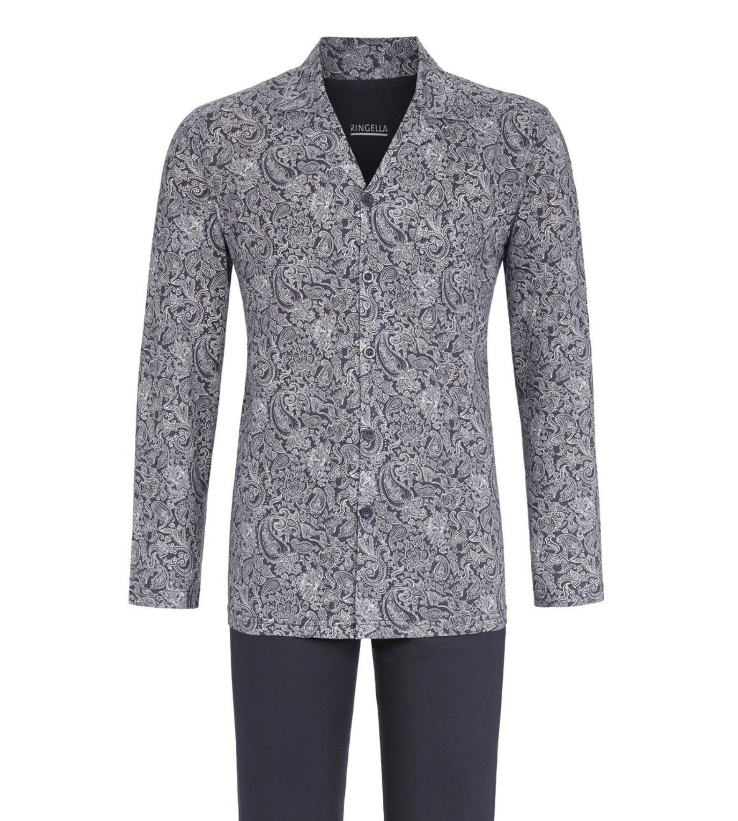 Pyjama à bouton en coton pour homme