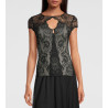 Top demi manches 020 NOIR