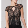 Top demi manches 020 NOIR