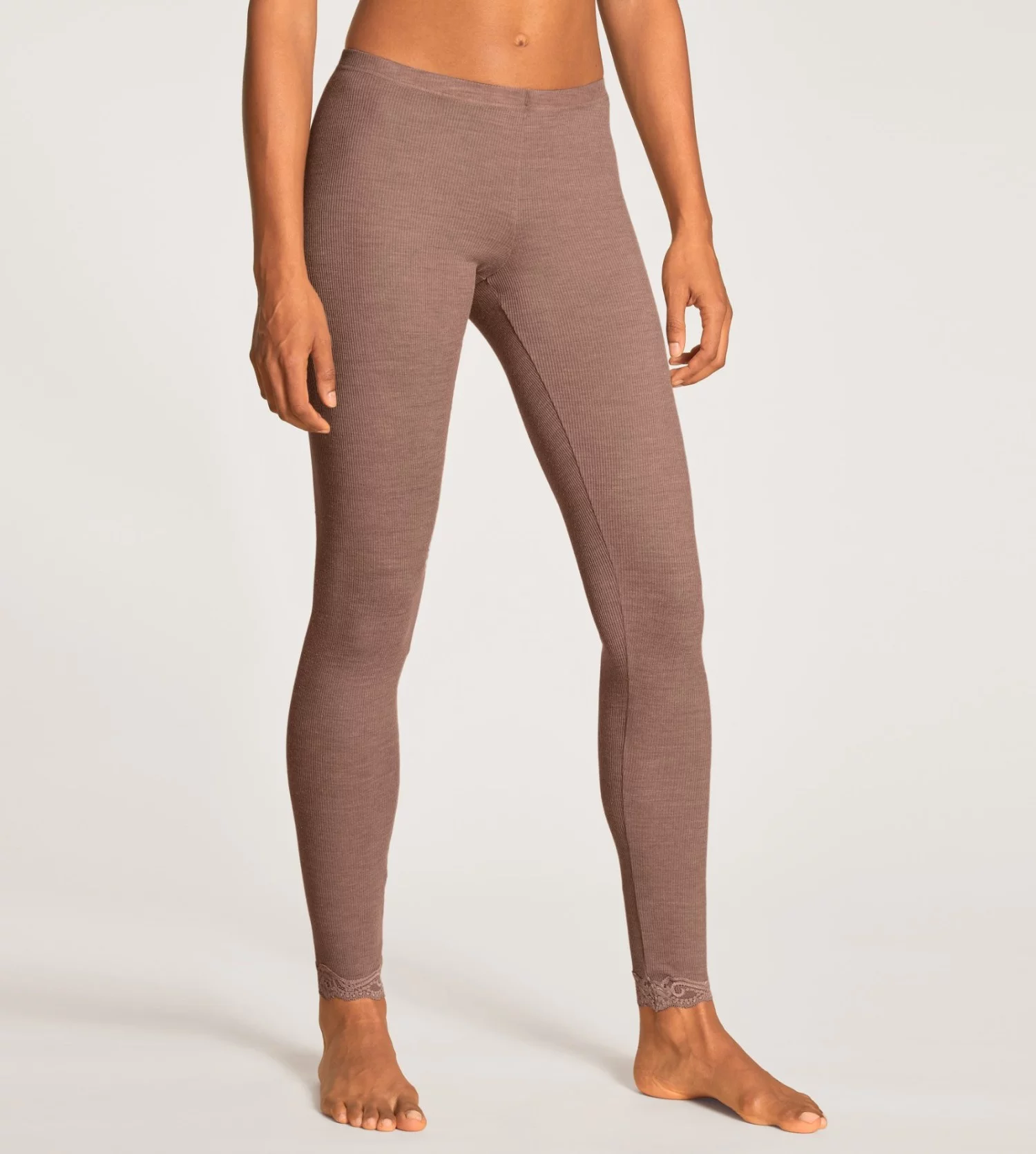 Pantalon yoga femme en laine et soie