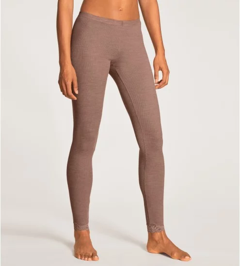 Legging laine et soie pour...