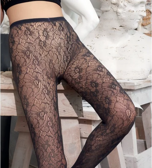 Collant résille Licorice NOIR