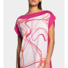 Chemise de nuit en modal coloré PK011 Fushia / Orange