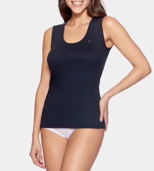 T-shirt sans manches femme NB039 Marine