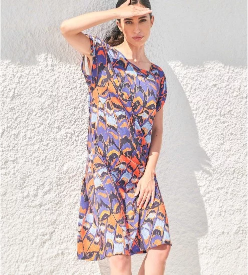 Robe de plage manches...