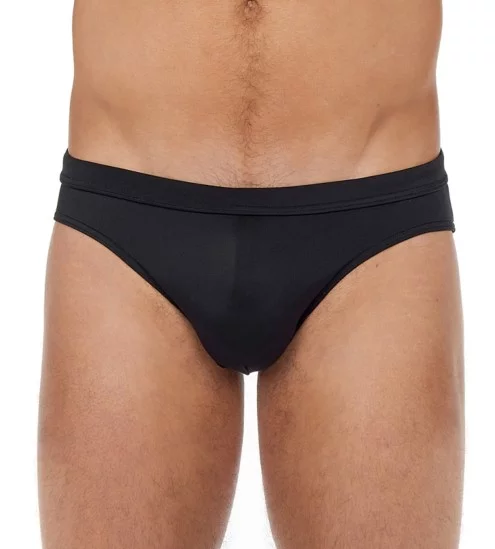 Slip de bain mini homme Sea Life noir HOM Lingerie Sipp