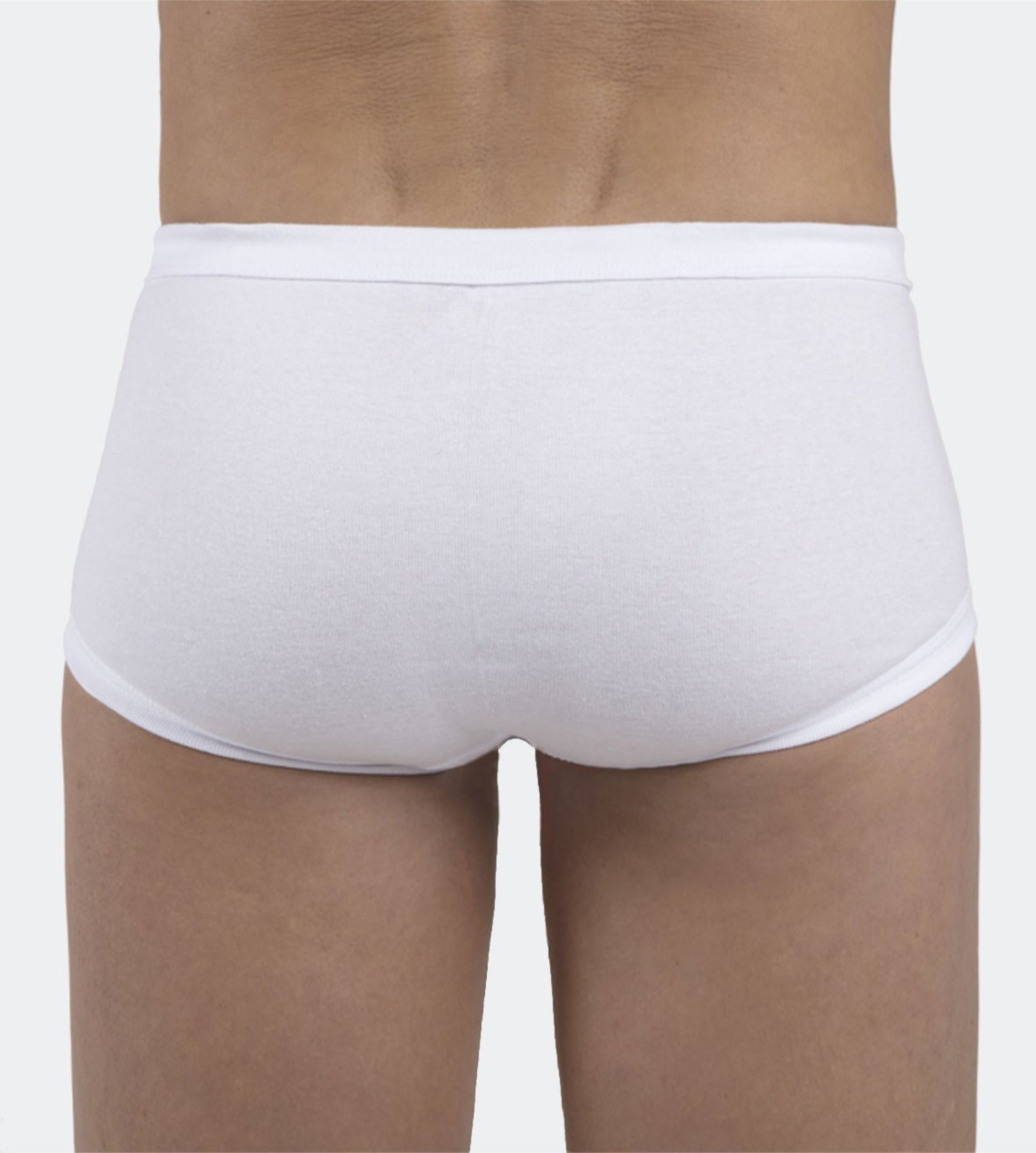 Slip Homme Avec Pochette Avant – Coton élasthanne, Coupes Modernes, Confort Quotidien (L, Blanc)