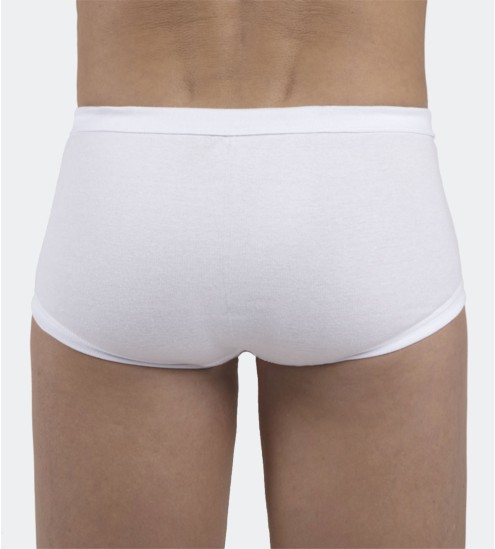 Slip maxi pour homme Jet BLANC
