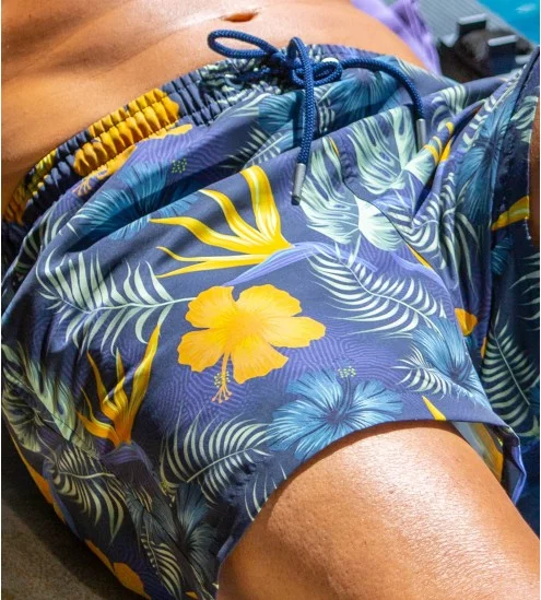 Short de plage fleurs...