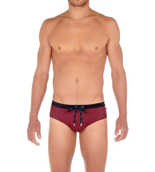 Slip de bain Corbiere I004 Black Print