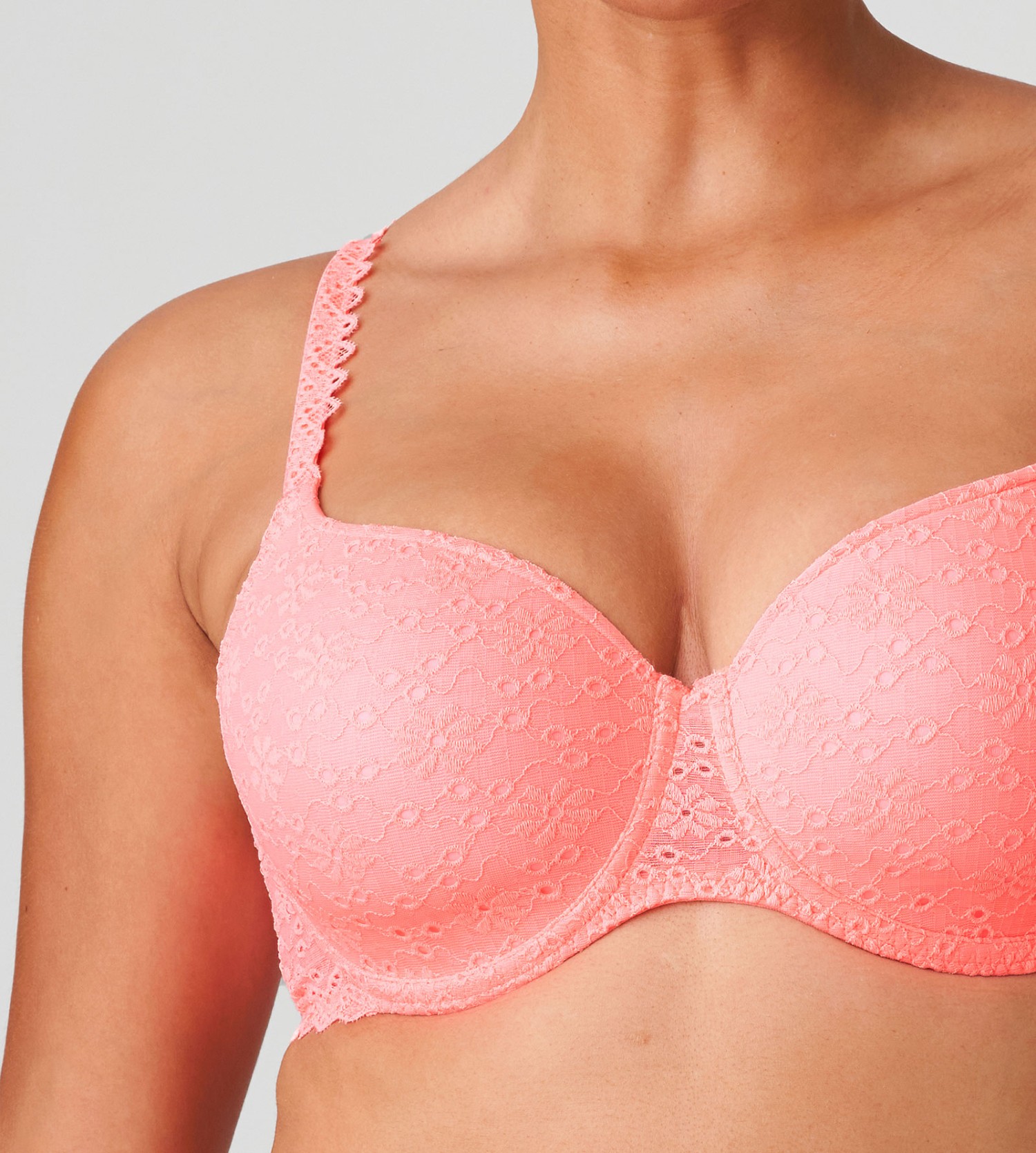 Soutien gorge rembourr forme coeur Sunset Hotel Pink Parfait