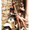 Haut de bikini coque Dolce Vita Pois Noir