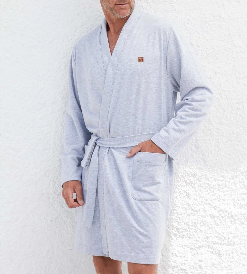 Robe de chambre pour homme Gris Chine