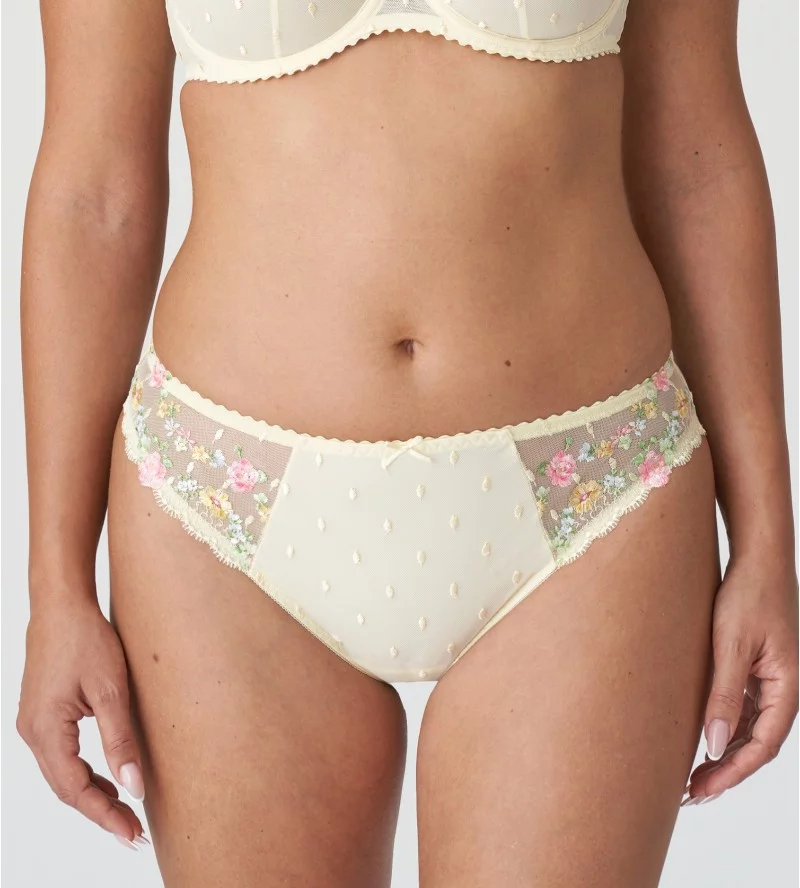 Slip brésilien brodé Sedaine French Vanilla