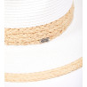 Chapeau naturel Rodwell Hatsy BAS10 Blanc