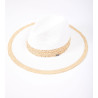 Chapeau naturel Rodwell Hatsy BAS10 Blanc