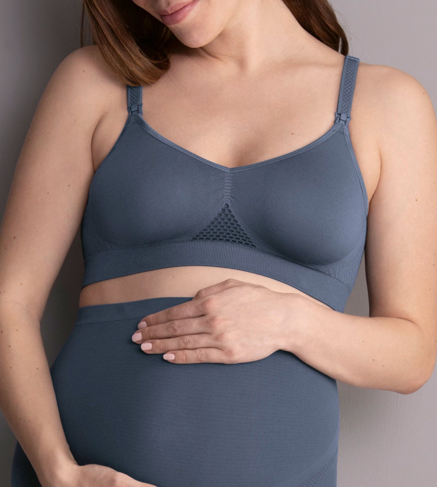 ZYLDDP Soutien-Gorge Allaitement Grande Taille en Coton sans Doublure Ni  Armatures avec Finitions en Dentelle (Color : Blue, Size : 120D) :  : Mode