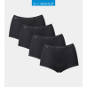 Lot de 4 Sloggi Basic+ Maxi NOIR 04