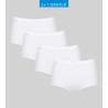 Lot de 4 Sloggi Basic+ Maxi BLANC 03