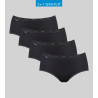 Lot de 4 Sloggi Basic+ Midi NOIR 04