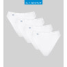 Lot de 4 Sloggi Basic+ Tai Blanc BLANC 03