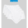 Sloggi Maxi Chic lot de 4 culottes BLANC 03