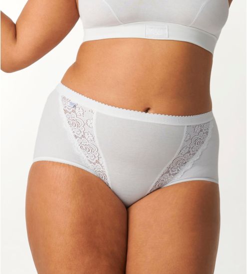 Sloggi Maxi Chic lot de 4 culottes BLANC 03