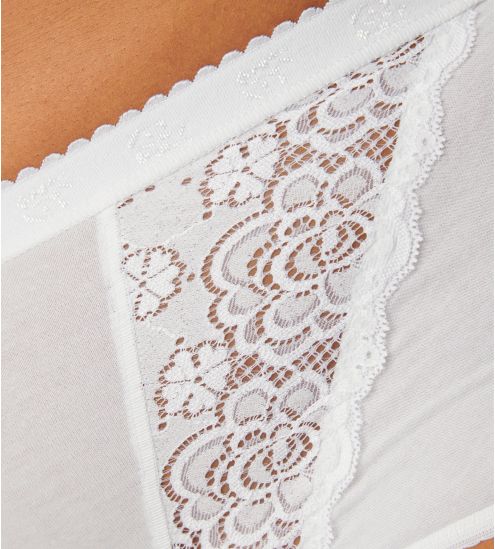 Sloggi Maxi Chic lot de 4 culottes BLANC 03