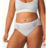 Sloggi femme : Midi Chic lot de 4 BLANC 03