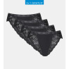 Sloggi femme : Tai Chiclot de 4 NOIR 04