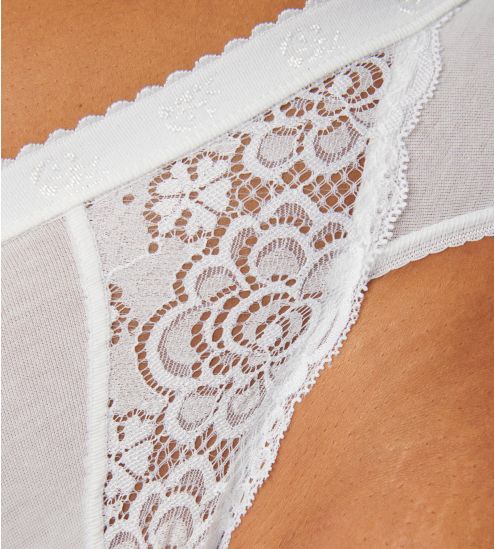 Sloggi femme : Tai Chiclot de 4 BLANC 03