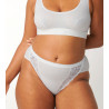 Lot de 4 slips Sloggi Chic Tai BLANC 03