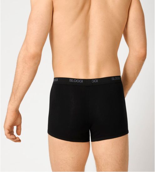 Boxer pour homme : sloggi basic NOIR 04
