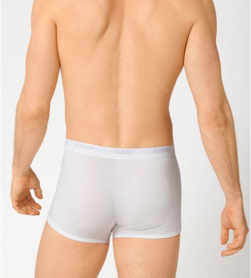 Boxer pour homme : sloggi basic BLANC 03