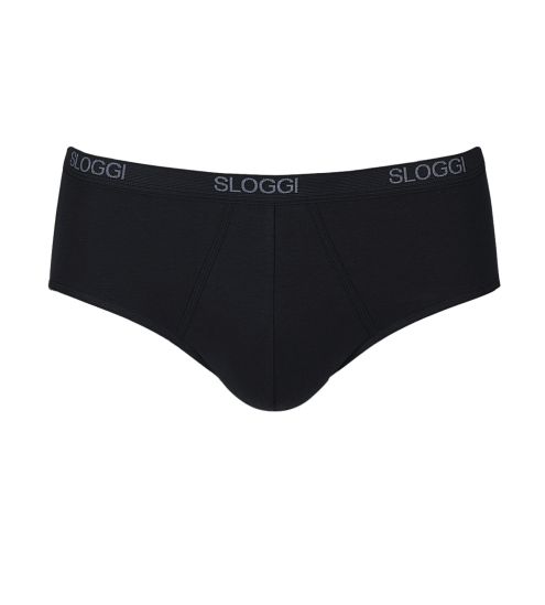 Slip Sloggi pour homme : Midi Basic NOIR