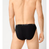 Slip Sloggi pour homme : mini Basic NOIR