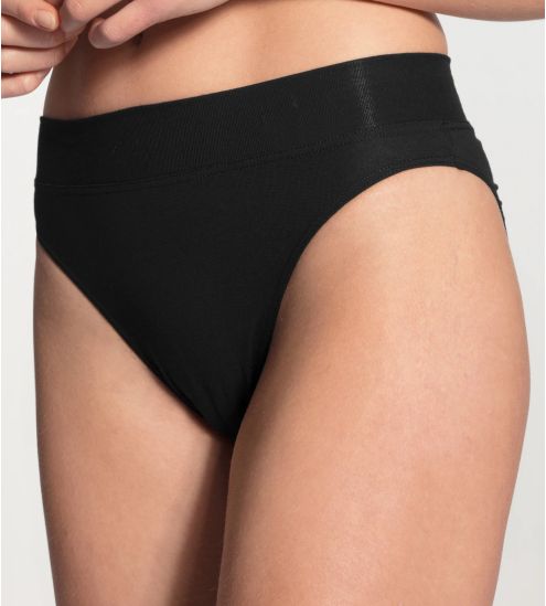 Slip brésilien Elastic en coton NOIR 992