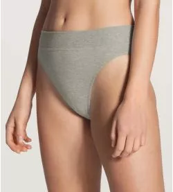 Slip brésilien en coton ELASTIC 96 GRIS