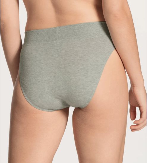 Slip brésilien Elastic en coton 96 GRIS