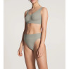 Slip brésilien Elastic en coton 96 GRIS