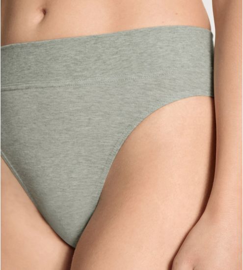 Slip brésilien Elastic en coton 96 GRIS